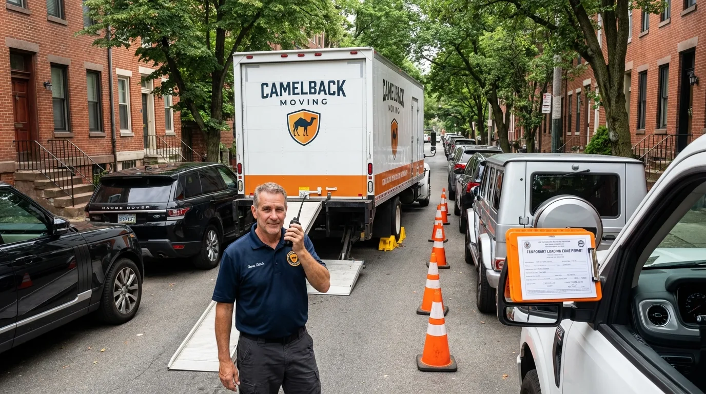 City street loading permit setup in Clintondale, NY