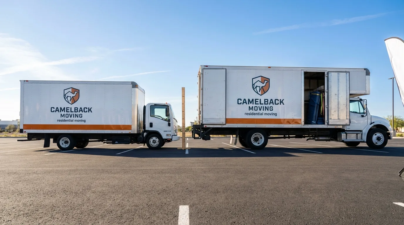 Moving truck size capacity guide in Clintondale